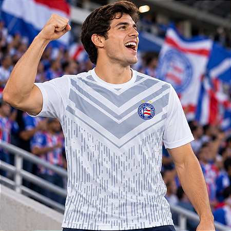 Camisa Bahia Adulto Branca Torcedor Energy Oficial