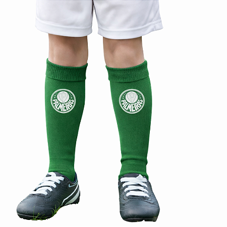 Meião Futebol Palmeiras Infantil Juvenil Verde Oficial