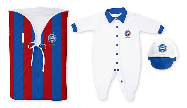 Kit Bahia Saída Maternidade Meninos - Torcida Baby