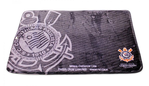 Tapete Para Porta de Entrada Corinthians 40x60 Cm Oficial