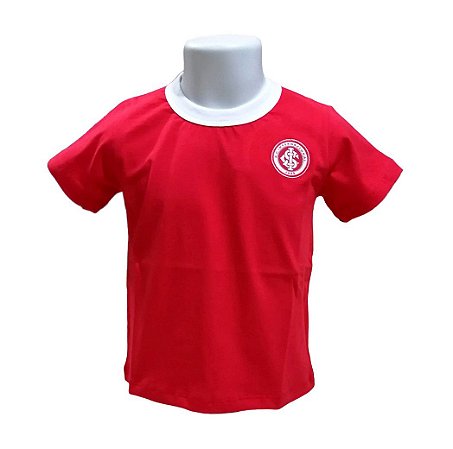 Camiseta Infantil Internacional Vermelha Oficial