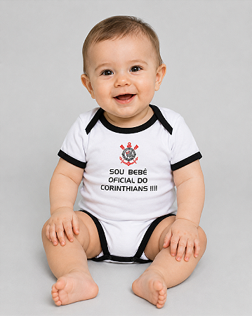 Body Corinthians Com Frase Sou Bebê Oficial Do Corinthians