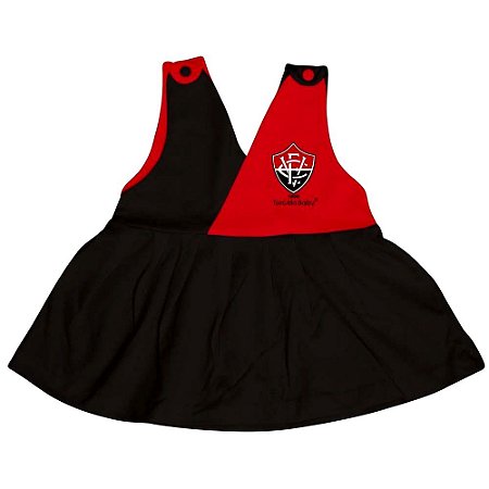 Vestido Bebê Vitória BA Decote V - Torcida Baby