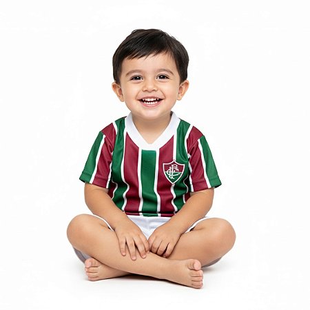 Camiseta Bebê Fluminense Listrada - Torcida Baby