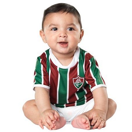 Camiseta Bebê Fluminense Listrada - Torcida Baby