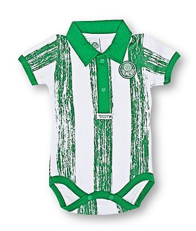 Body Bebê Palmeiras Listras Oficial