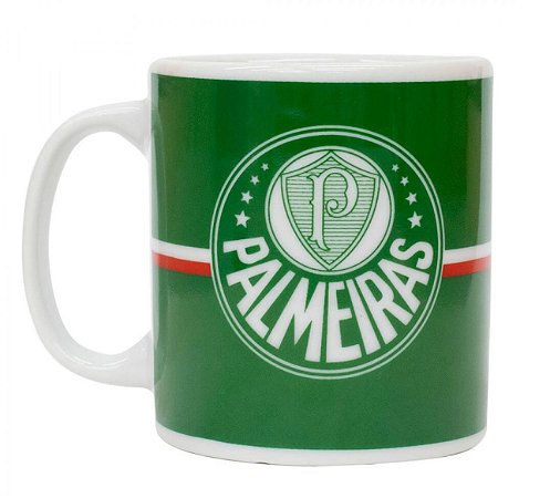 Caneca Porcelana Palmeiras 370ml Oficial