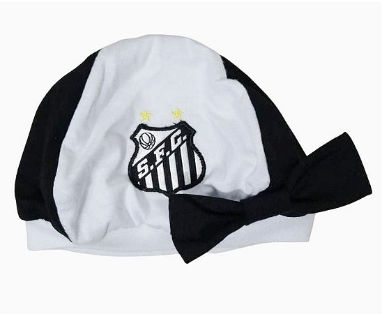 Gorro Santos Bebê com Lacinho Feminino