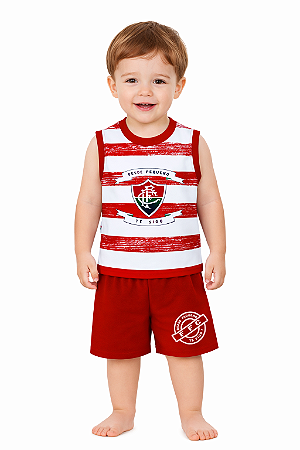 Conjunto Infantil Fluminense Regata Oficial