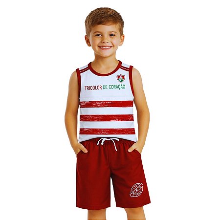 Conjunto Infantil Fluminense Regata Oficial