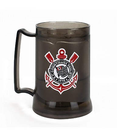 Caneca Gel Isolante Térmico 400ml Corinthians Oficial