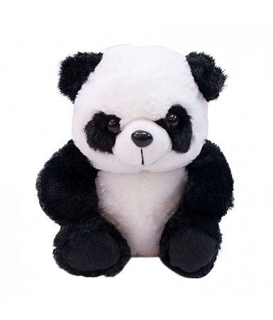 Pelúcia Ursinho Panda Sentado 20cm