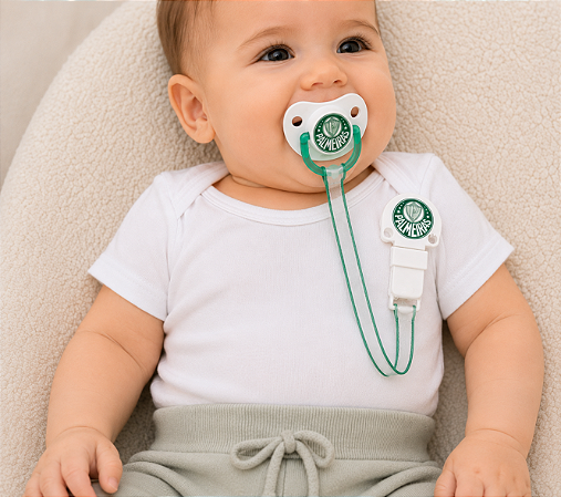 Prendedor de Chupetas Palmeiras Kids Gol