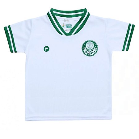 Camiseta Bebê Palmeiras Branca - Torcida Baby