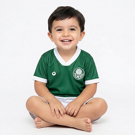 Camiseta Bebê Palmeiras Verde - Torcida Baby