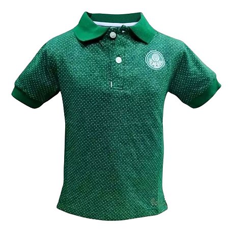 Camisa Polo Infantil Palmeiras Verde Oficial