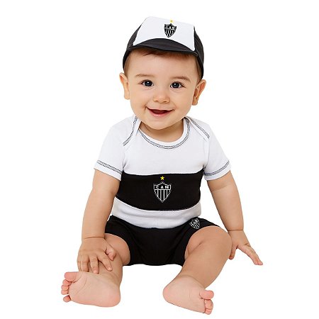 Conjunto Curto Atlético MG Body com Boné Revedor