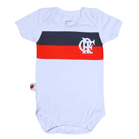 Body Bebê Flamengo Jogo Branco Oficial