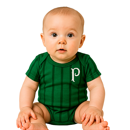 Body Bebê Palmeiras Jogo Listrado Oficial