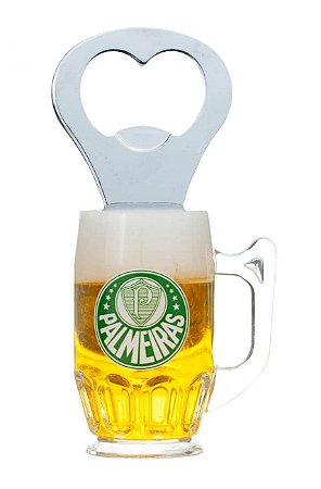 Abridor De Garrafas Com Ímã Palmeiras 10x5cm