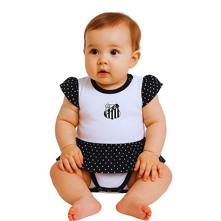 Body Vestido Santos Bolinhas Oficial