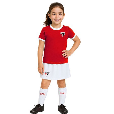 Uniforme Infantil São Paulo Artilheira Feminino Oficial