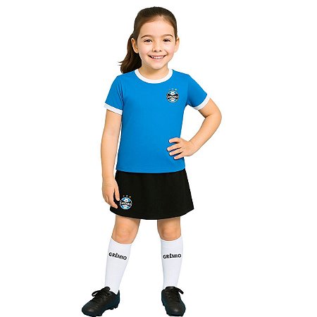 Uniforme Infantil Grêmio Artilheira Feminino Oficial