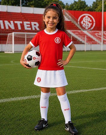 Uniforme Infantil Internacional Artilheira Feminino Oficial