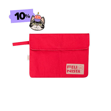 Bolsinha necessaire Felinista