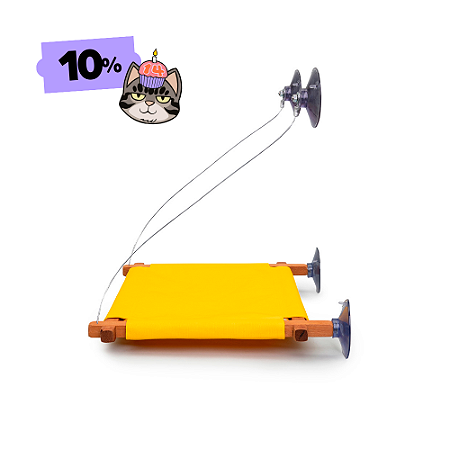 Cama Suspensa de Janela | Para Gatos