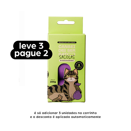 Sacolas biodegradáveis