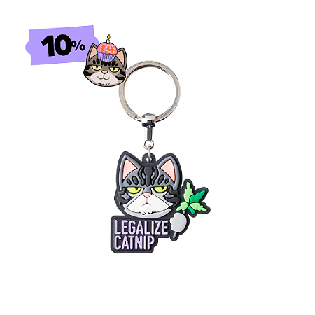 Chaveiro Legalize Catnip