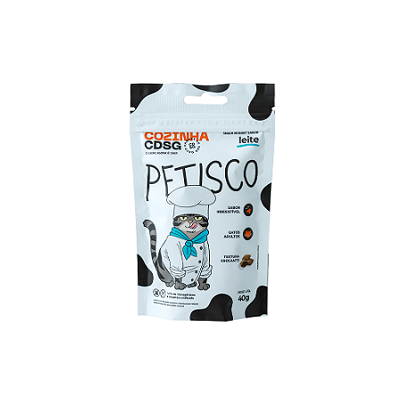 Petisco sabor leite para gatos | Cozinha CDSG