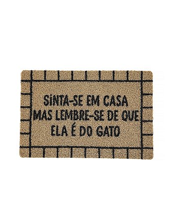 Capacho Casa do Gato