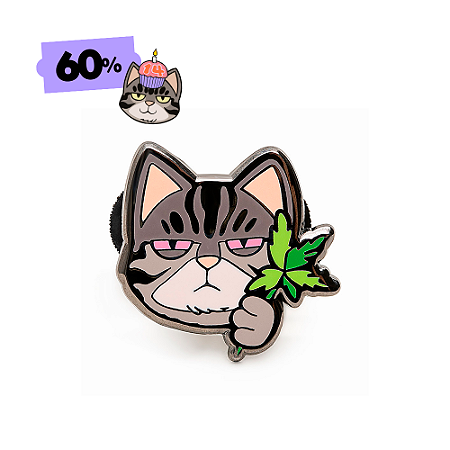 Pin Catnip | Chico Ilustrado