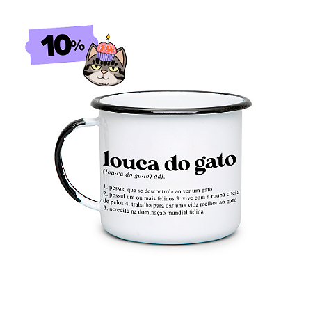 Caneca Louca do Gato