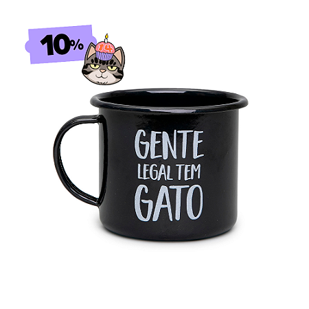 Caneca Louco do gato