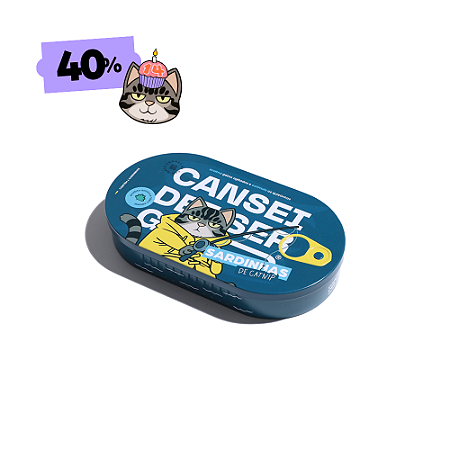Sardinhas de Catnip em Lata