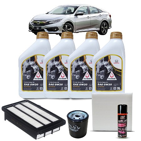 Kit Troca de Óleo Civic 1.5 16v Turbo