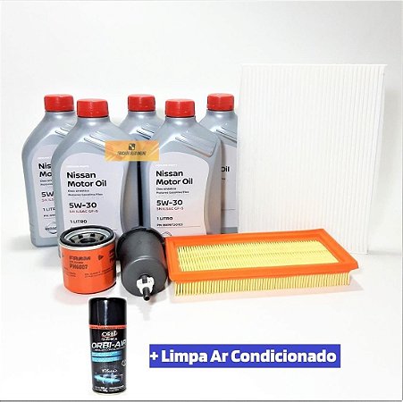 Kit Troca de Óleo March Versa 1.6 16v