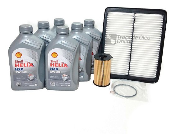 Kit Troca de Óleo Santa Fé 3.5 V6 24v Gls Azera 3.0 V6