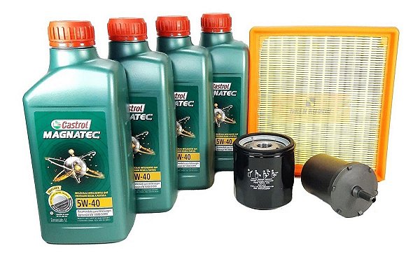 Kit De Filtros Com Óleo Saveiro 1.6 16v G6 2014 - 2017 Flex