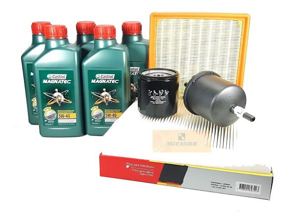 Kit De Filtros Com Óleo Gol 1.6 8v Msi Acima De 2019 Castrol