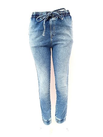 calça jeans feminina com punho