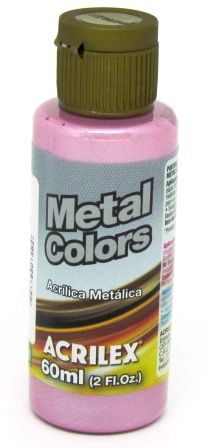 Tinta Metal Colors 60ml Rosa Acrilex