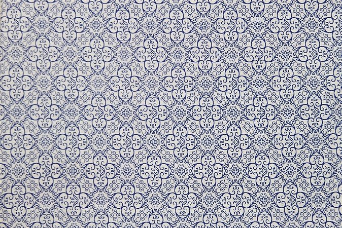 Tecido para Patchwork Azulejo 3 (0,50m x 1,50m)