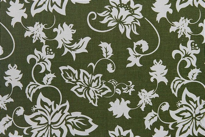 Tecido para Patchwork Vintage Verde (0,50m x 1,50m)