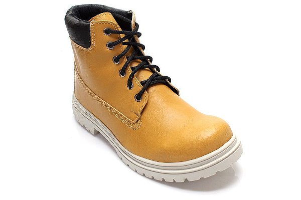 coturno bege masculino