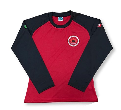 Camiseta Manga Longa Feminina Ensino Fundamental ll Maple Bear