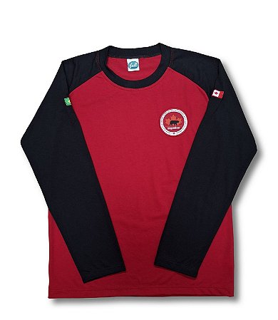 Camiseta Manga Longa Masculina Ensino Fundamental ll Maple Bear